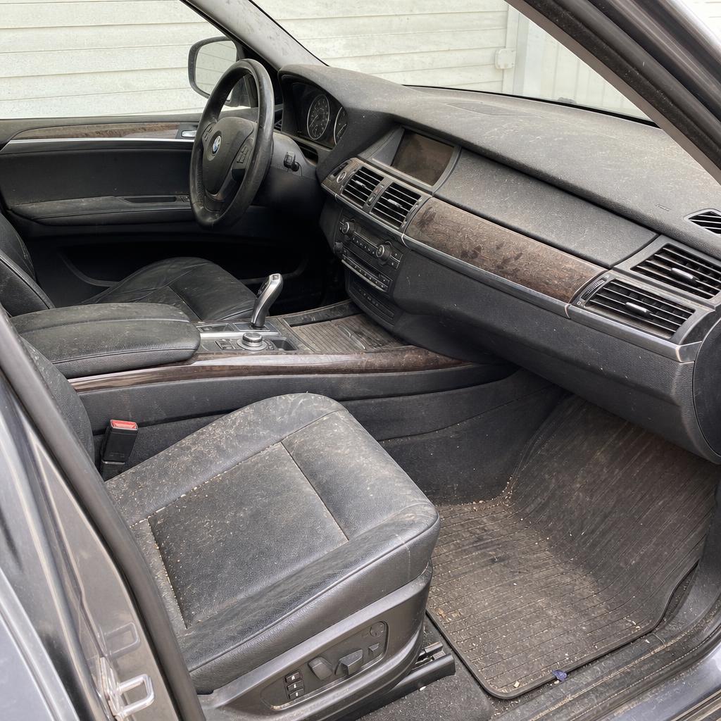 Dirty car interior before detail